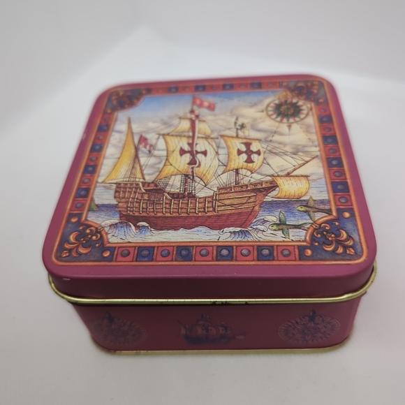 Nautical Theme Cork Backed Metal Coaster Boxed Set of 6 The Art Dept Inc. - Picture 7 of 7